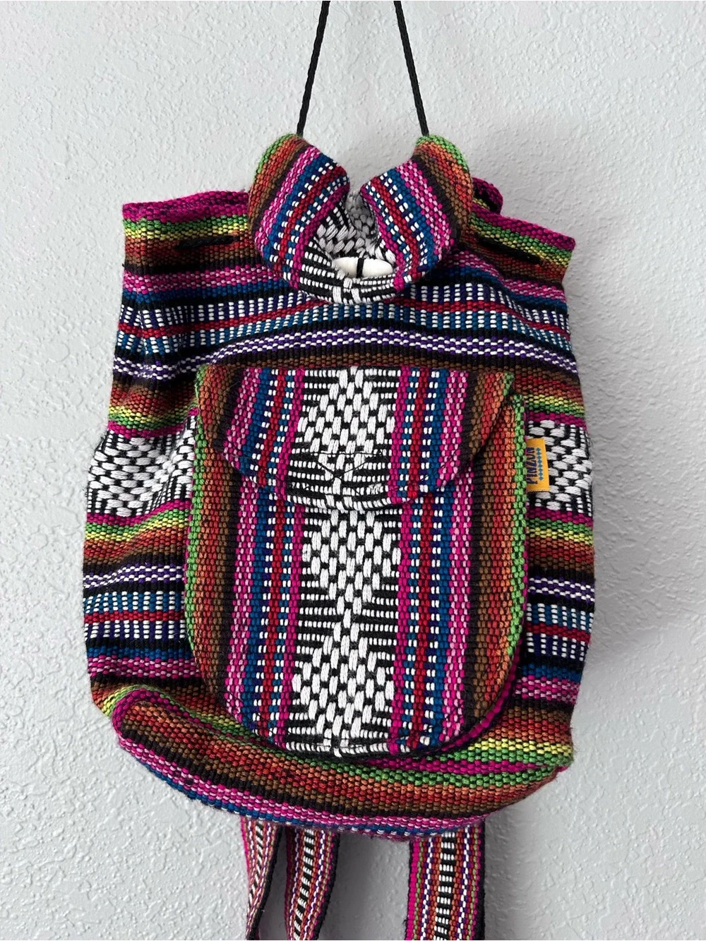 Pinzon Multicolor Festival Backpack Made in Mexico